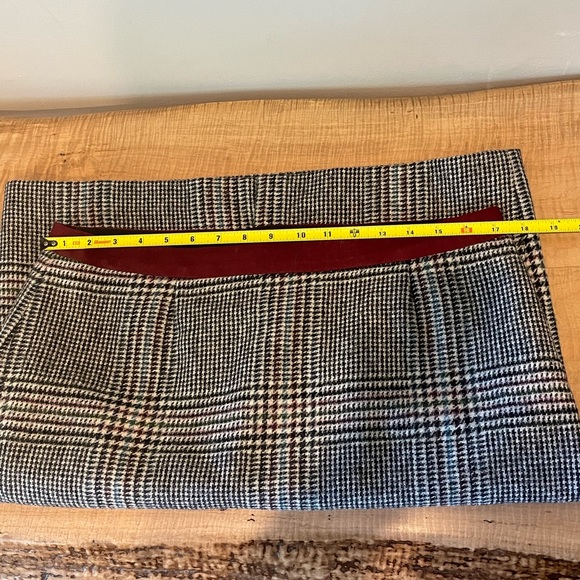 Boden 100% 💯 wool pencil skirt US 12 glen plaid - Picture 5 of 6